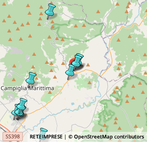 Mappa Via Pilade Caporali, 57028 Suvereto LI, Italia (5.2275)