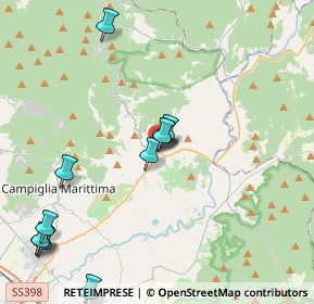 Mappa Via Pilade Caporali, 57028 Suvereto LI, Italia (4.93091)