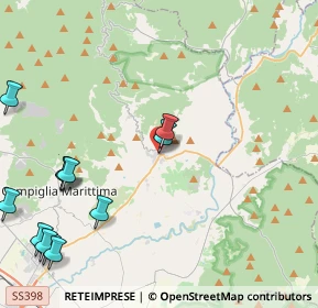 Mappa Via Pilade Caporali, 57028 Suvereto LI, Italia (5.89083)