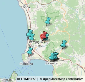 Mappa Via Pilade Caporali, 57028 Suvereto LI, Italia (12.298)