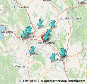 Mappa Via Lago di Garda, 06083 Bastia Umbra PG, Italia (11.24333)