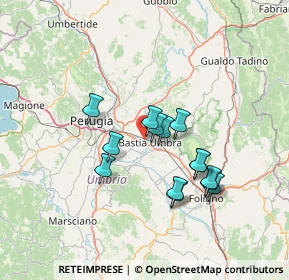 Mappa Via Lago di Garda, 06083 Bastia Umbra PG, Italia (12.07357)