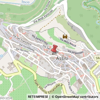 Mappa Via Portica, 20, 06081 Assisi, Perugia (Umbria)