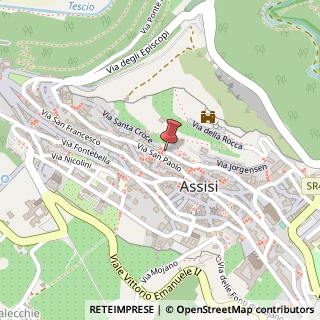Mappa Via Capobove,  9, 06081 Assisi, Perugia (Umbria)