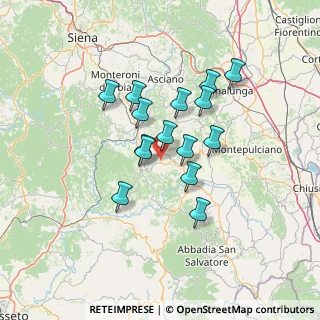 Mappa Podere Grosseto, 53024 Montalcino SI, Italia (11.14267)