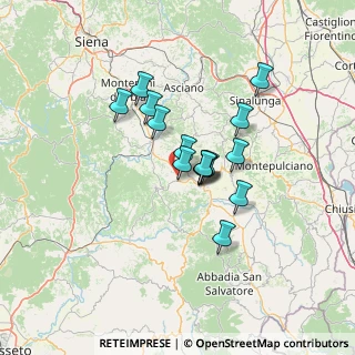 Mappa Podere Grosseto, 53024 Montalcino SI, Italia (10.298)