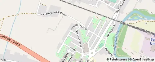 Mappa Bastia Umbra