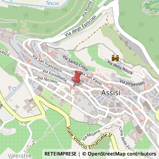 Mappa Via Fontebella, 4, 06081 Assisi, Perugia (Umbria)