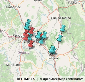 Mappa Via Angelini, 06081 Assisi PG, Italia (10.5645)