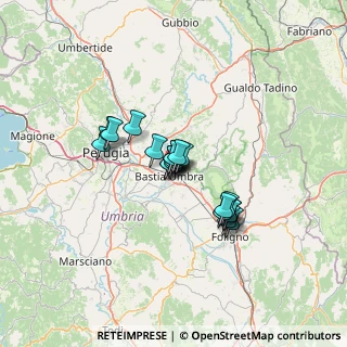 Mappa Via Foligno, 06083 Bastia Umbra PG, Italia (9.065)