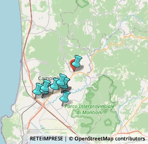 Mappa Via Giovanni Leporatti, 57028 Suvereto LI, Italia (6.62273)