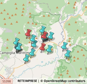 Mappa Via Giovanni Leporatti, 57028 Suvereto LI, Italia (3.04)