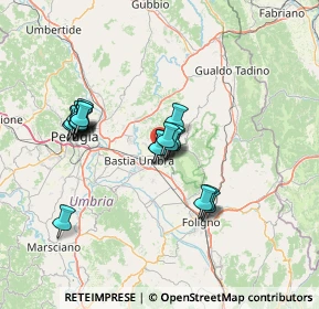 Mappa Via Piombino, 06081 Assisi PG, Italia (12.4475)