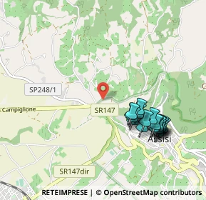 Mappa Via Piombino, 06081 Assisi PG, Italia (1.0785)