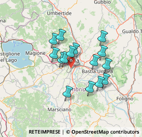 Mappa Via S. Damiano, 06126 Perugia PG, Italia (11.296)