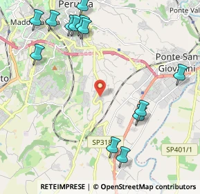 Mappa Via S. Damiano, 06126 Perugia PG, Italia (2.77692)