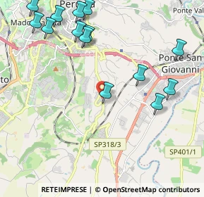 Mappa Via S. Damiano, 06126 Perugia PG, Italia (2.67)