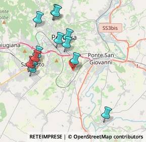 Mappa Via S. Damiano, 06126 Perugia PG, Italia (4.3225)