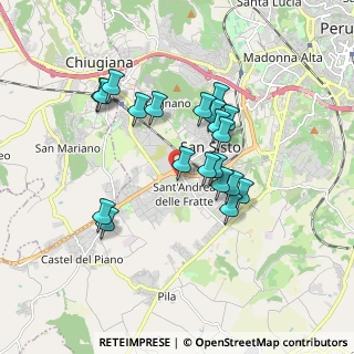 Mappa Via Gerardo Dottori, 06080 Perugia PG, Italia (1.59)