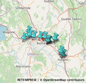 Mappa Via Mario Poletti, 06100 Perugia PG, Italia (9.74471)