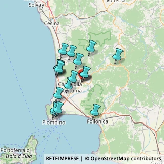 Mappa Via Giacomo Matteotti, 57028 Suvereto LI, Italia (11.1095)