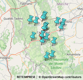 Mappa 62034 Muccia MC, Italia (10.95235)