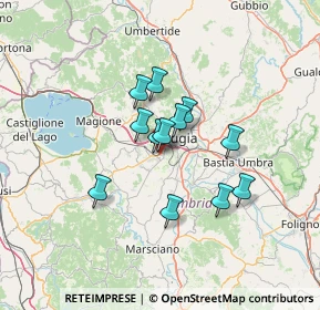 Mappa Piazzale Giorgio Menghini, 06024 Perugia PG, Italia (10.05333)