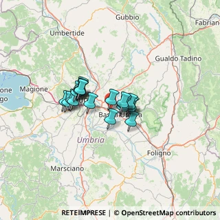 Mappa Via Quinto Castellini, 06083 Bastia Umbra PG, Italia (8.8315)