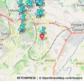 Mappa Via del Luschieto, 06126 Perugia PG, Italia (2.92)