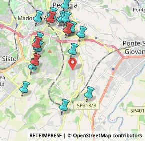 Mappa Via del Luschieto, 06126 Perugia PG, Italia (2.333)