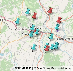 Mappa Via del Luschieto, 06126 Perugia PG, Italia (7.7025)