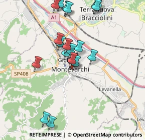 Mappa Vicolo Brandini, 52025 Montevarchi AR, Italia (1.9595)