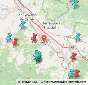Mappa Vicolo Brandini, 52025 Montevarchi AR, Italia (6.16688)