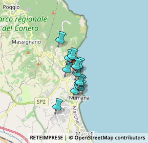 Mappa Via Giuseppe Verdi, 60020 Sirolo AN, Italia (0.9475)