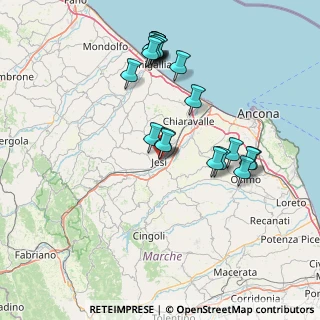 Mappa Piazzale dei Partigiani, 60035 Jesi AN, Italia (15.752)