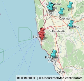 Mappa Via Gastone Razzaguta, 57128 Livorno LI, Italia (17.045)