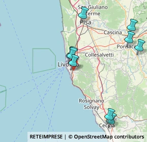 Mappa Via Gastone Razzaguta, 57128 Livorno LI, Italia (28.50947)