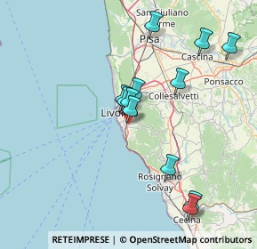 Mappa Via Gastone Razzaguta, 57128 Livorno LI, Italia (14.6075)