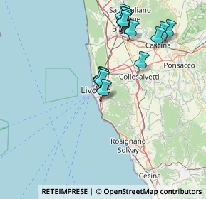 Mappa Via Gastone Razzaguta, 57128 Livorno LI, Italia (15.7925)