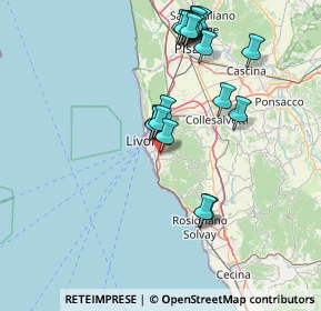Mappa Via Gastone Razzaguta, 57128 Livorno LI, Italia (16.241)