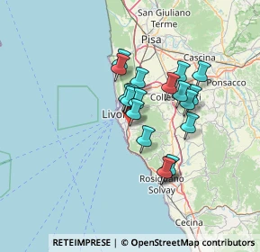 Mappa Via Gastone Razzaguta, 57128 Livorno LI, Italia (10.47842)