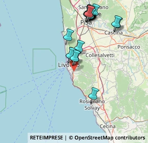 Mappa Via Gastone Razzaguta, 57128 Livorno LI, Italia (17.067)