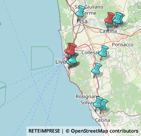Mappa Via Gastone Razzaguta, 57128 Livorno LI, Italia (16.03308)