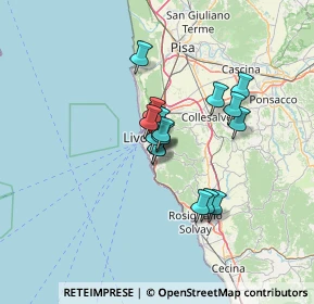 Mappa Via Gastone Razzaguta, 57128 Livorno LI, Italia (9.00471)
