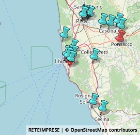Mappa Via Gastone Razzaguta, 57128 Livorno LI, Italia (16.405)
