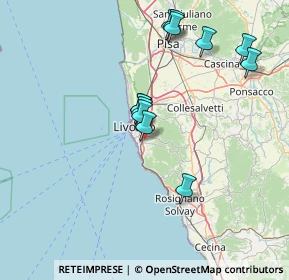 Mappa Via Gastone Razzaguta, 57128 Livorno LI, Italia (14.3775)