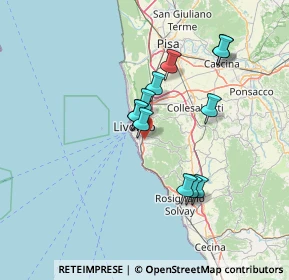 Mappa Via Gastone Razzaguta, 57128 Livorno LI, Italia (12.19333)