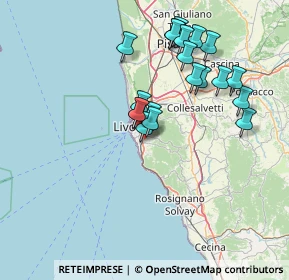 Mappa Via Gastone Razzaguta, 57128 Livorno LI, Italia (14.2725)