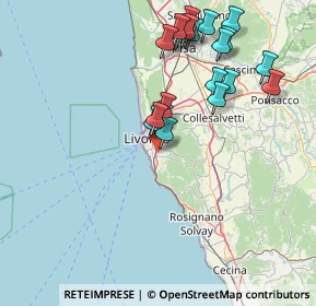 Mappa Via Gastone Razzaguta, 57128 Livorno LI, Italia (16.5675)