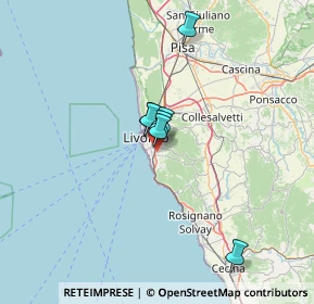 Mappa Via Gastone Razzaguta, 57128 Livorno LI, Italia (22.14)